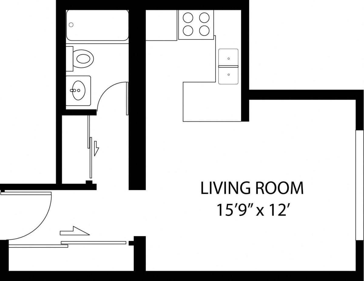Apartment for rent at 6040 N Sheridan Rd #104, Chicago, IL 60660