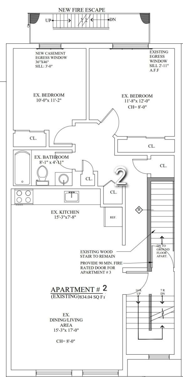 Apartment for rent at 219 Roosevelt St #2, Union City, NJ 07087
