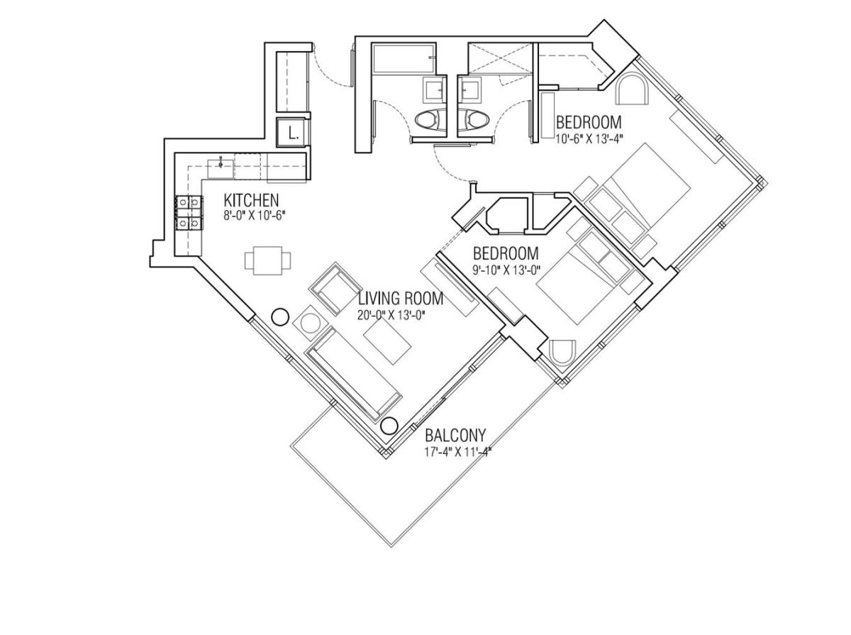 Apartment for rent at 525 Clinton Ave #S10, Brooklyn, NY 11238