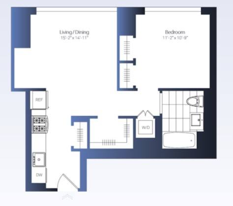Condo for rent at 555 W 38th St #4104, New York, NY 10018
