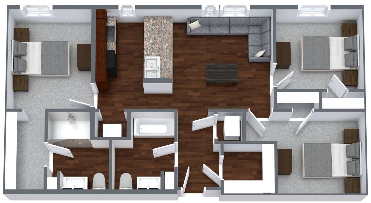 Apartment for rent at 424 S 24th St, Omaha, NE 68102