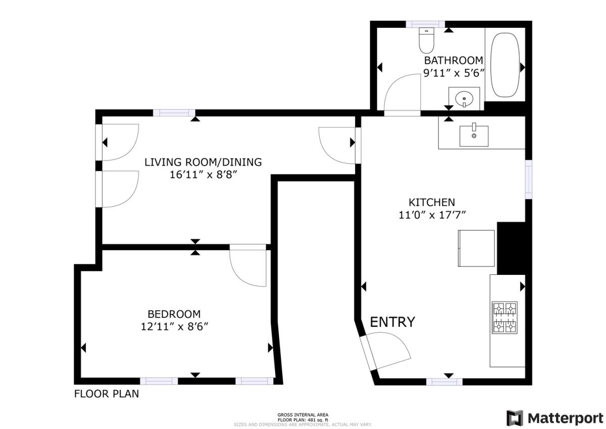 Apartment for rent at 1052 Garfield Ave, Jersey City, NJ 07304