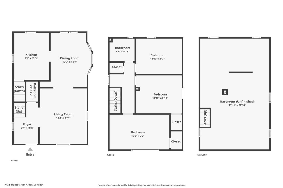 House for rent at 712 S Main St, Ann Arbor, MI 48103