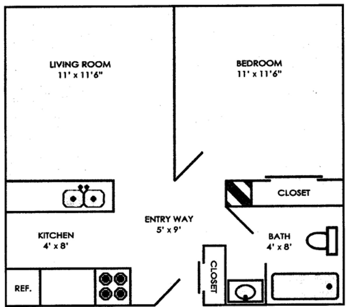 Apartment for rent at 329 W 1st St, Bloomington, IN 47403
