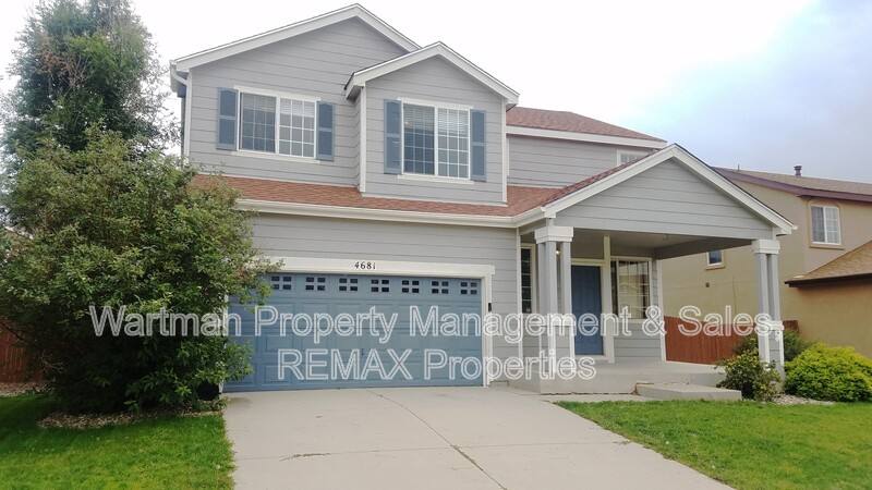 House for rent at 4681 Tetman Lane, Colorado Springs, CO 80916