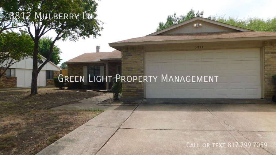 House for rent at 3812 Mulberry Lane, Bedford, TX 76021