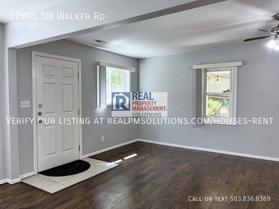 House for rent at 12905 SW Walker Rd, Beaverton, OR 97005