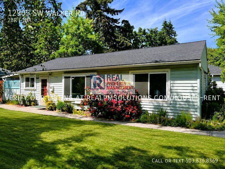 House for rent at 12905 SW Walker Rd, Beaverton, OR 97005