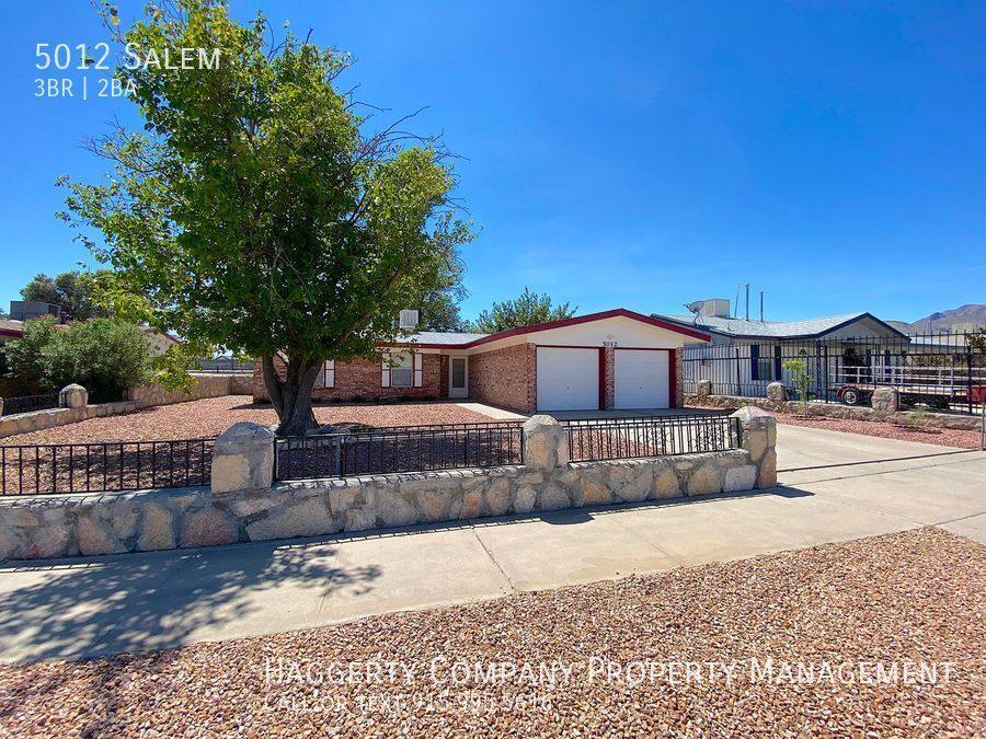 House for rent at 5012 Salem, El Paso, TX 79924