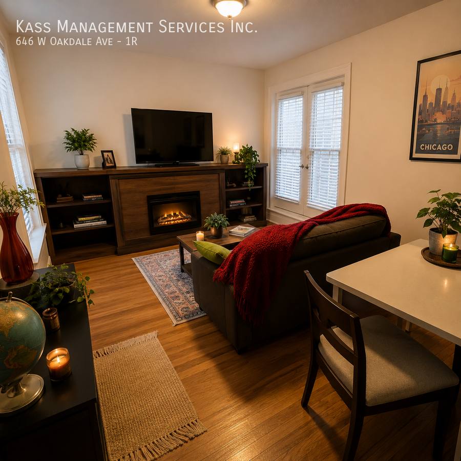 Apartment for rent at 646 W Oakdale Ave #1R, Chicago, IL 60613
