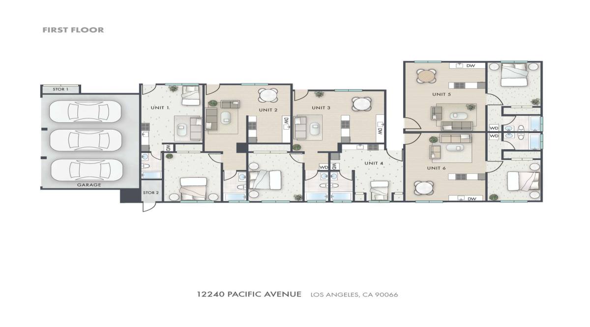 Apartment for rent at 12240 Pacific Ave, Los Angeles, CA 90066