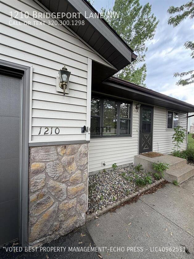 House for rent at 1210 Bridgeport Lane NW, Alexandria, MN 56308