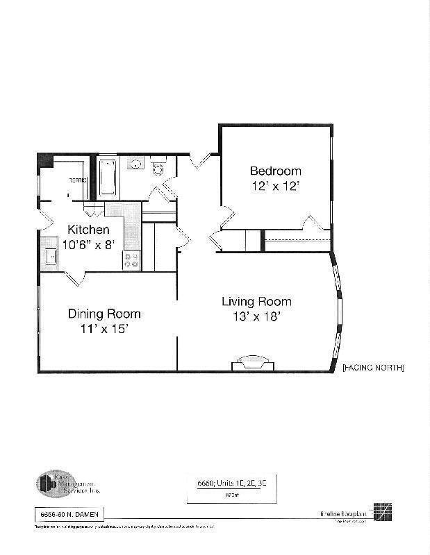 Apartment for rent at 6660 N Damen Ave #1E, Chicago, IL 60645