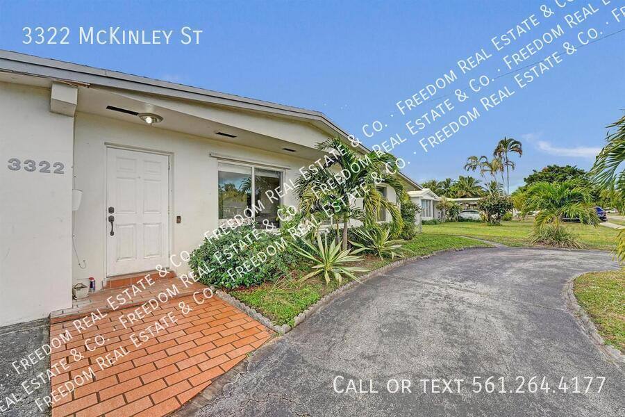 House for rent at 3322 McKinley St, Hollywood, FL 33021