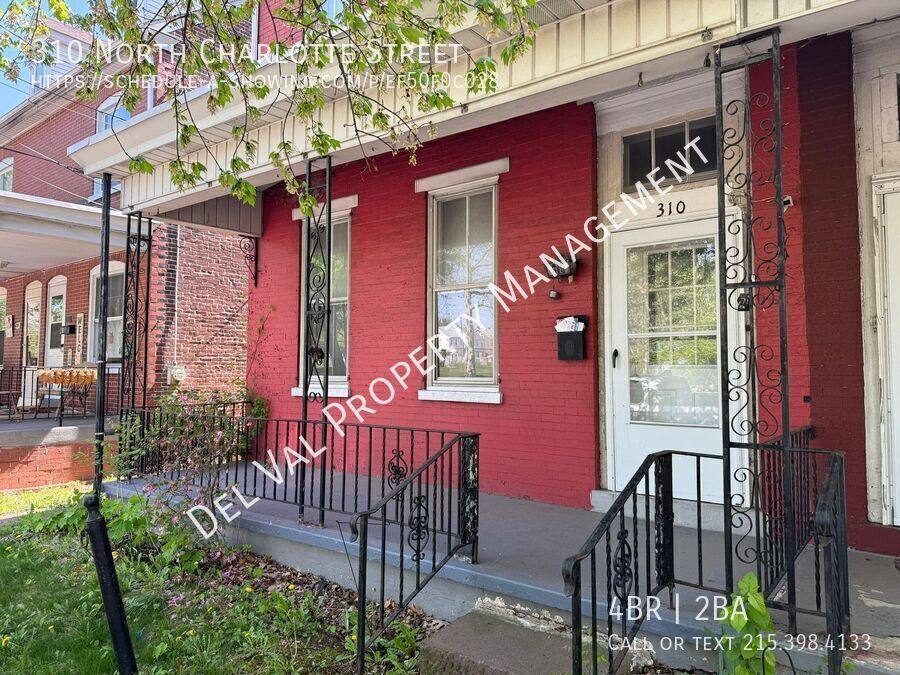 House for rent at 310 N Charlotte St, Pottstown, PA 19464