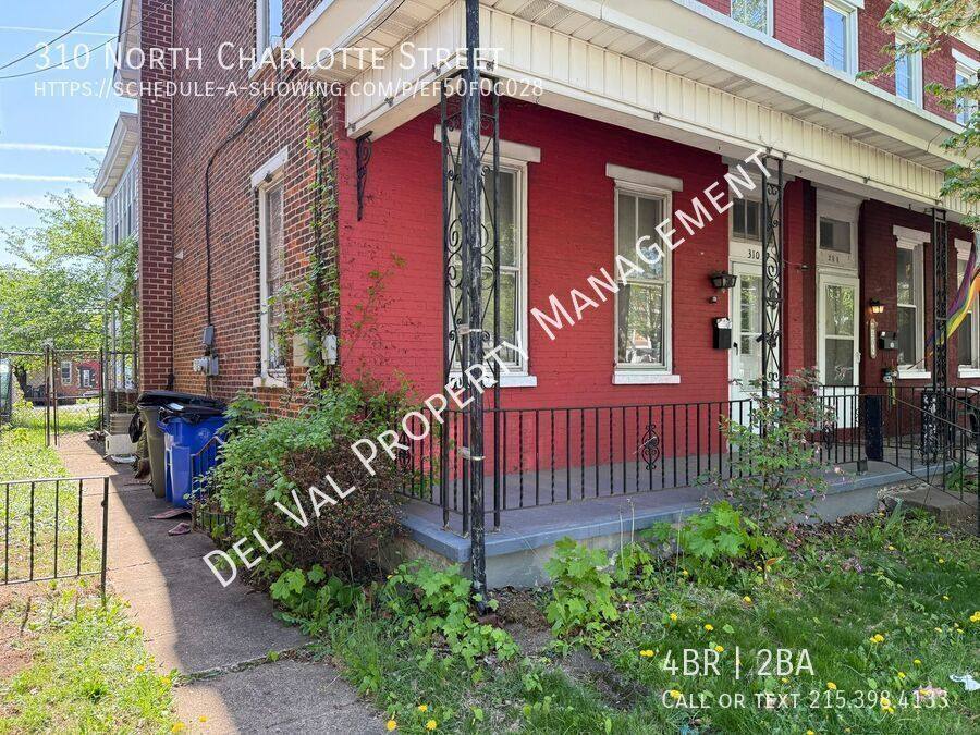 House for rent at 310 N Charlotte St, Pottstown, PA 19464