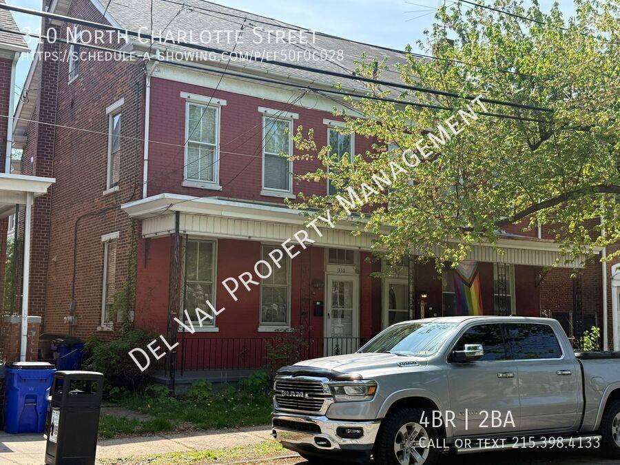 House for rent at 310 N Charlotte St, Pottstown, PA 19464