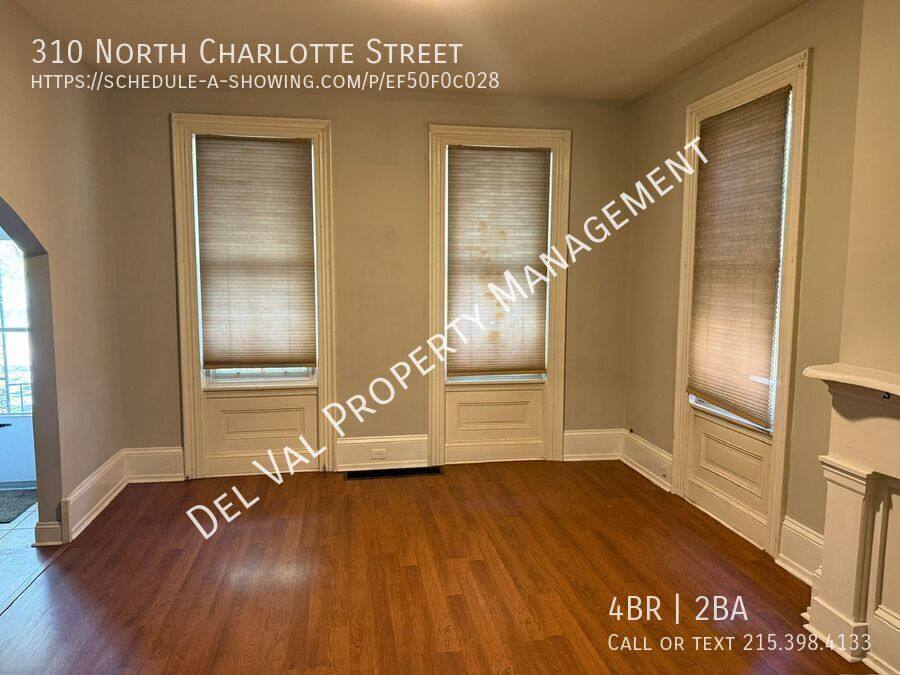 House for rent at 310 N Charlotte St, Pottstown, PA 19464