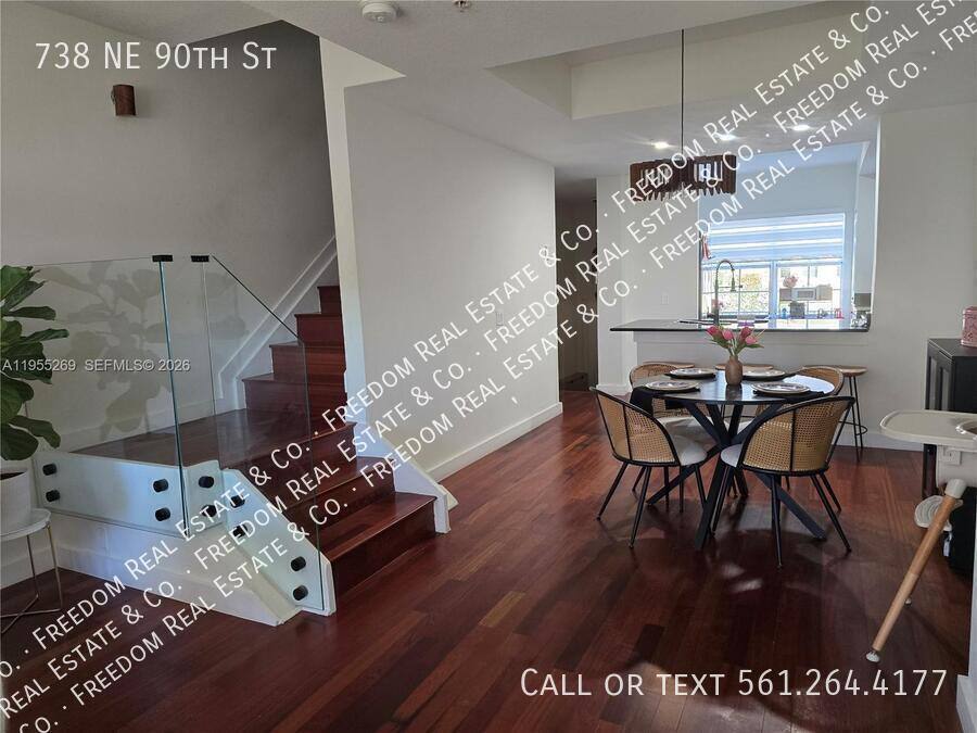 Townhouse for rent at 738 NE 90th St, Miami, FL 33138