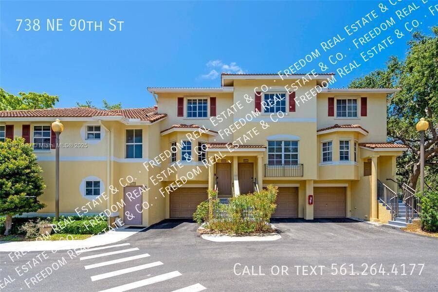 Townhouse for rent at 738 NE 90th St, Miami, FL 33138
