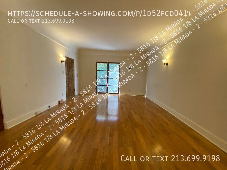 Townhouse for rent at 5816 1 8 La Mirada #2, Los Angeles, CA 90038