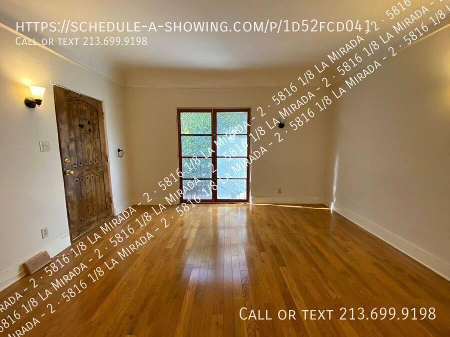 Townhouse for rent at 5816 1 8 La Mirada #2, Los Angeles, CA 90038