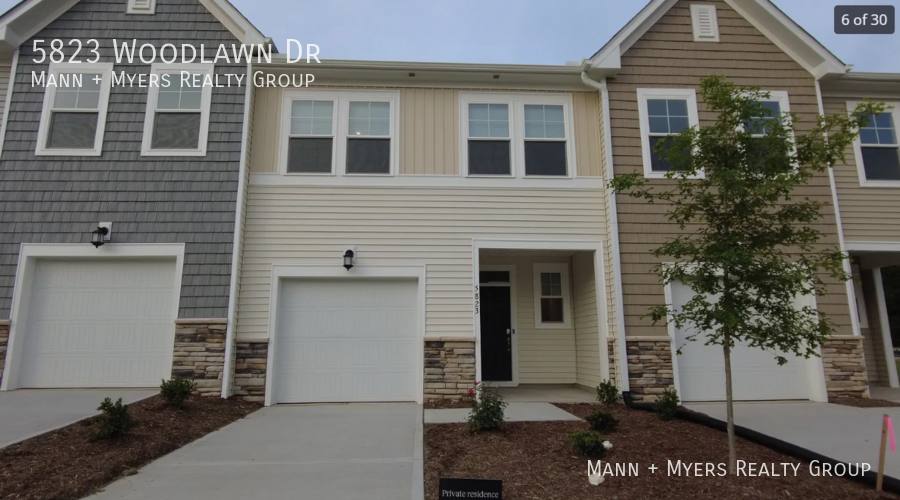 Townhouse for rent at 5823 Woodlawn Dr, Durham, NC 27703