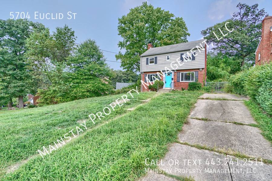 House for rent at 5704 Euclid St, Hyattsville, MD 20785