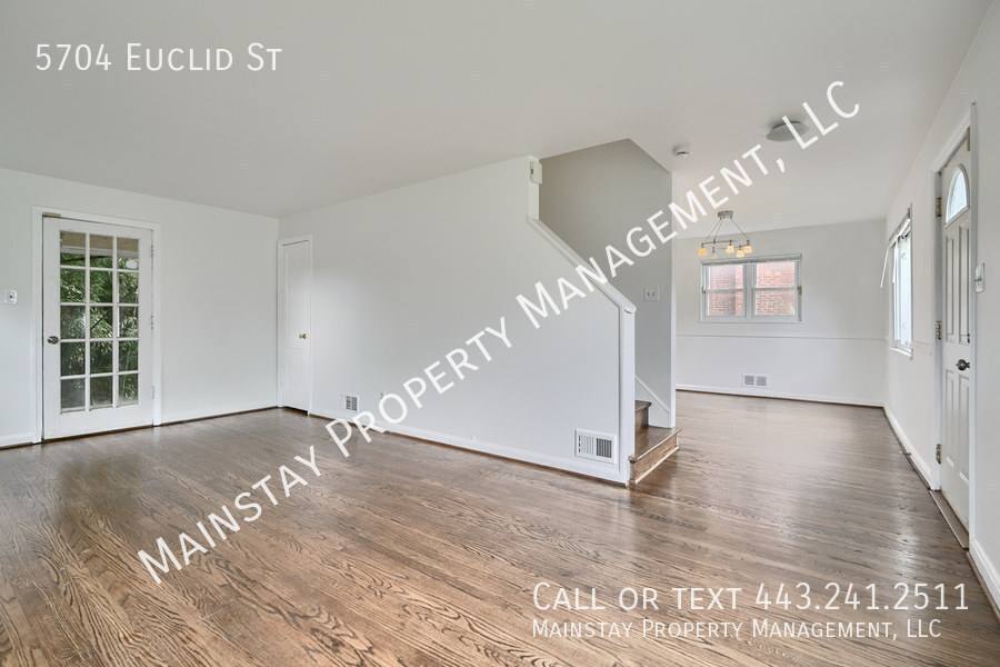 House for rent at 5704 Euclid St, Hyattsville, MD 20785