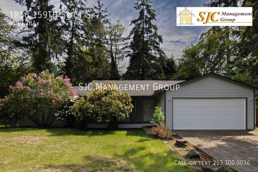 House for rent at 1816 159th St Court S, Spanaway, WA 98387