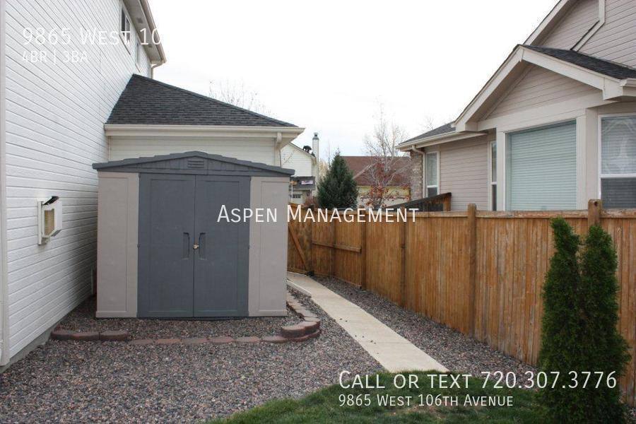 House for rent at 9865 W 106th Ave, Broomfield, CO 80021