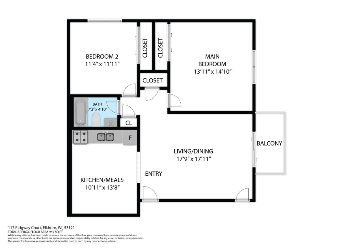 Apartment for rent at 101 Ridgway Court, Elkhorn, WI 53121