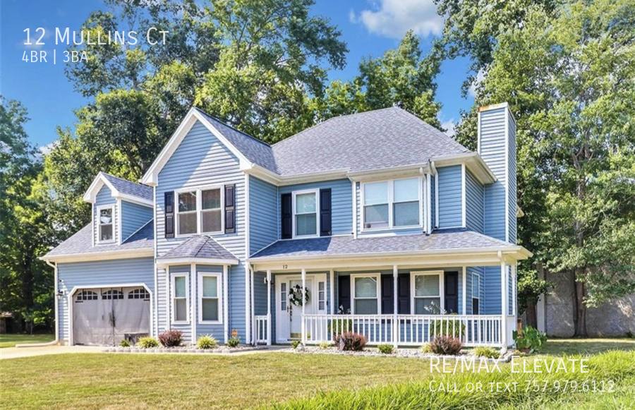 House for rent at 12 Mullins Court, Hampton, VA 23666