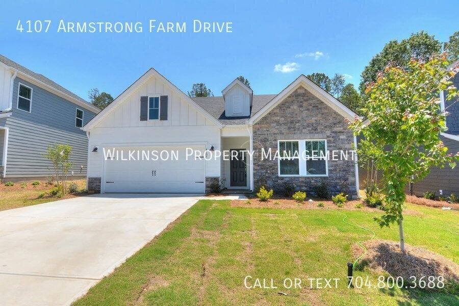 House for rent at 4107 Armstrong Farm Dr, Belmont, NC 28012