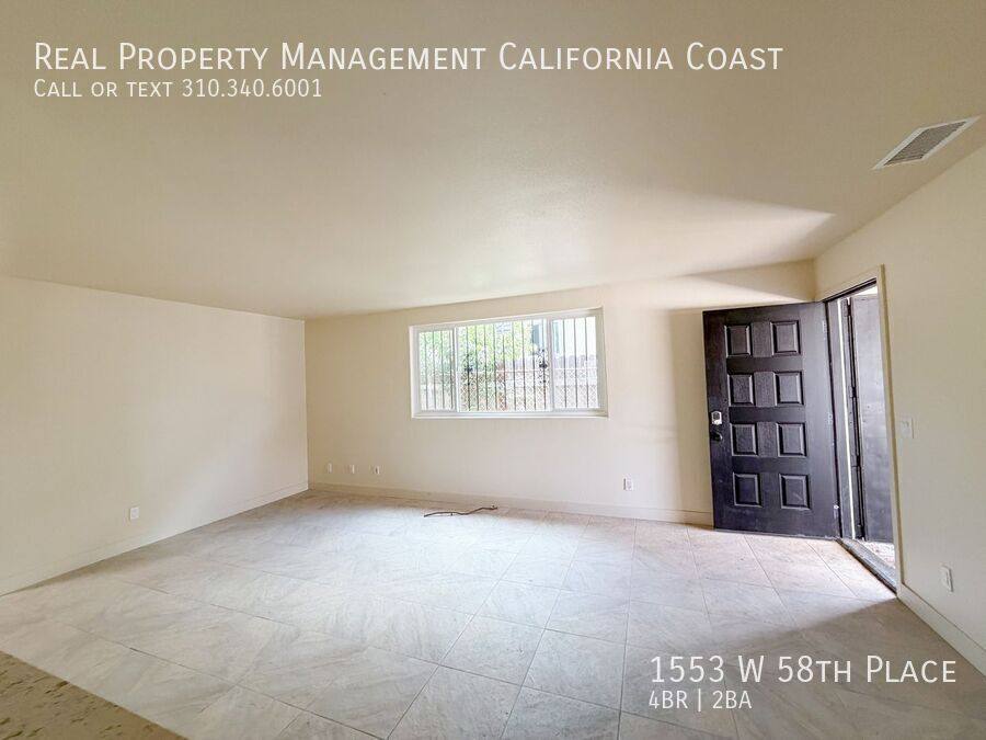 House for rent at 1553 W 58th Place, Los Angeles, CA 90047