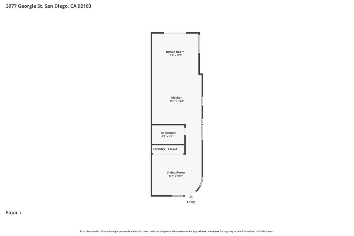 Apartment for rent at 3977 Georgia St #5, San Diego, CA 92103