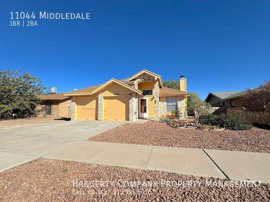 House for rent at 11044 Middledale, El Paso, TX 79934