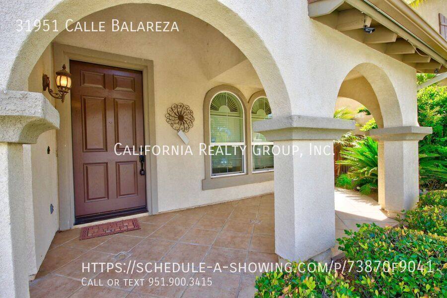 House for rent at 31951 Calle Balareza, Temecula, CA 92592