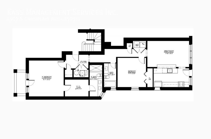 Apartment for rent at 4909 S Champlain Ave #1, Chicago, IL 60615