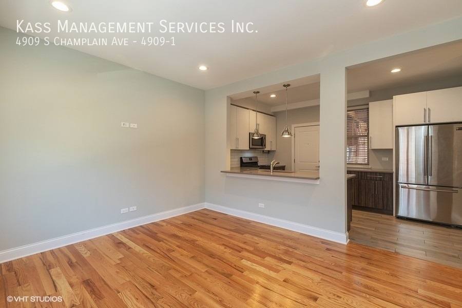 Apartment for rent at 4909 S Champlain Ave #1, Chicago, IL 60615