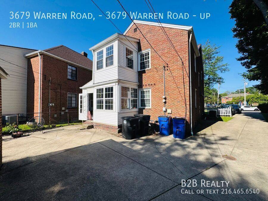 Apartment for rent at 3679 Warren Road, - Rd #UP, Cleveland, OH 44111