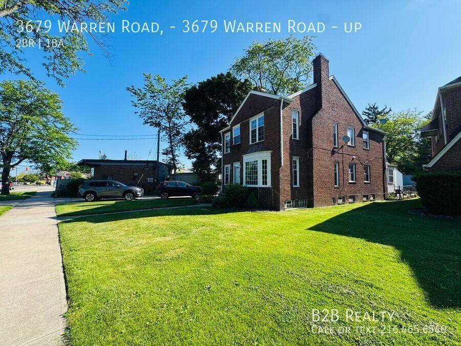 Apartment for rent at 3679 Warren Road, - Rd #UP, Cleveland, OH 44111