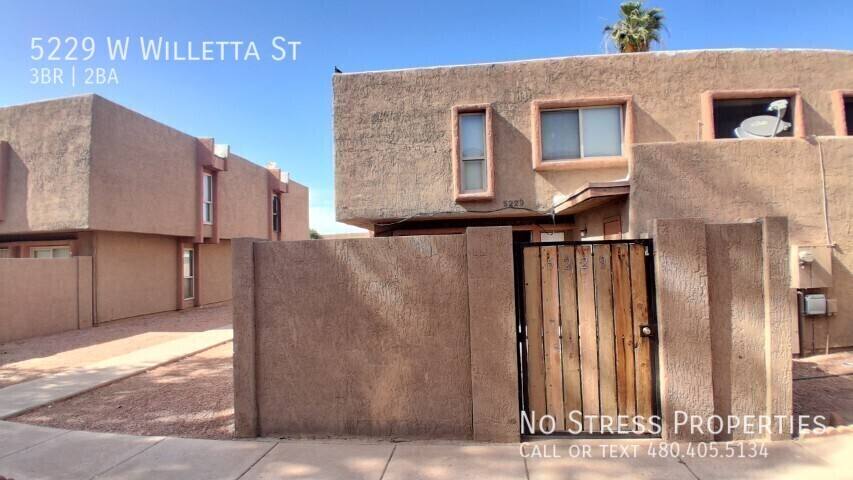 Townhouse for rent at 5229 W Willetta St, Phoenix, AZ 85043
