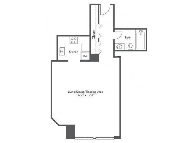 Apartment for rent at 555 W Madison St, Chicago, IL 60661