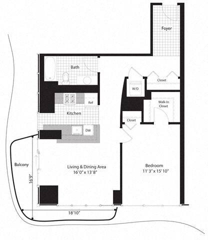 Apartment for rent at 225 N Columbus Dr, Chicago, IL 60601