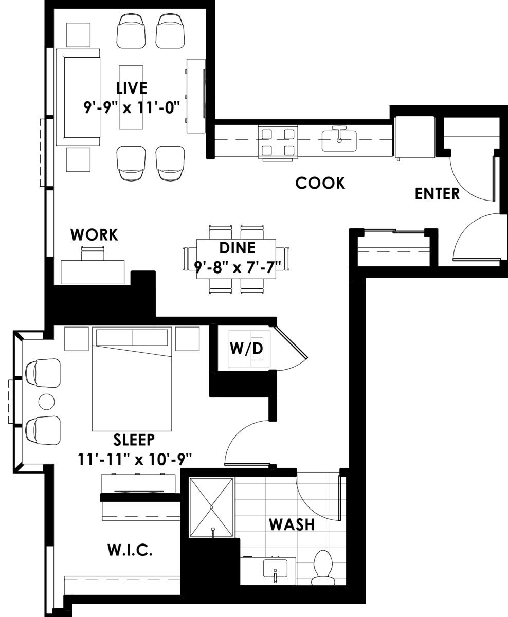 Apartment for rent at 215 W Lake St, Chicago, IL 60606