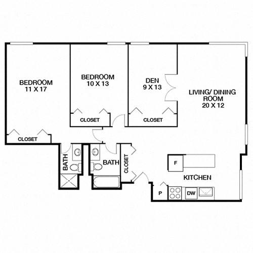 Apartment for rent at 100 Forest Place, Oak Park, IL 60301