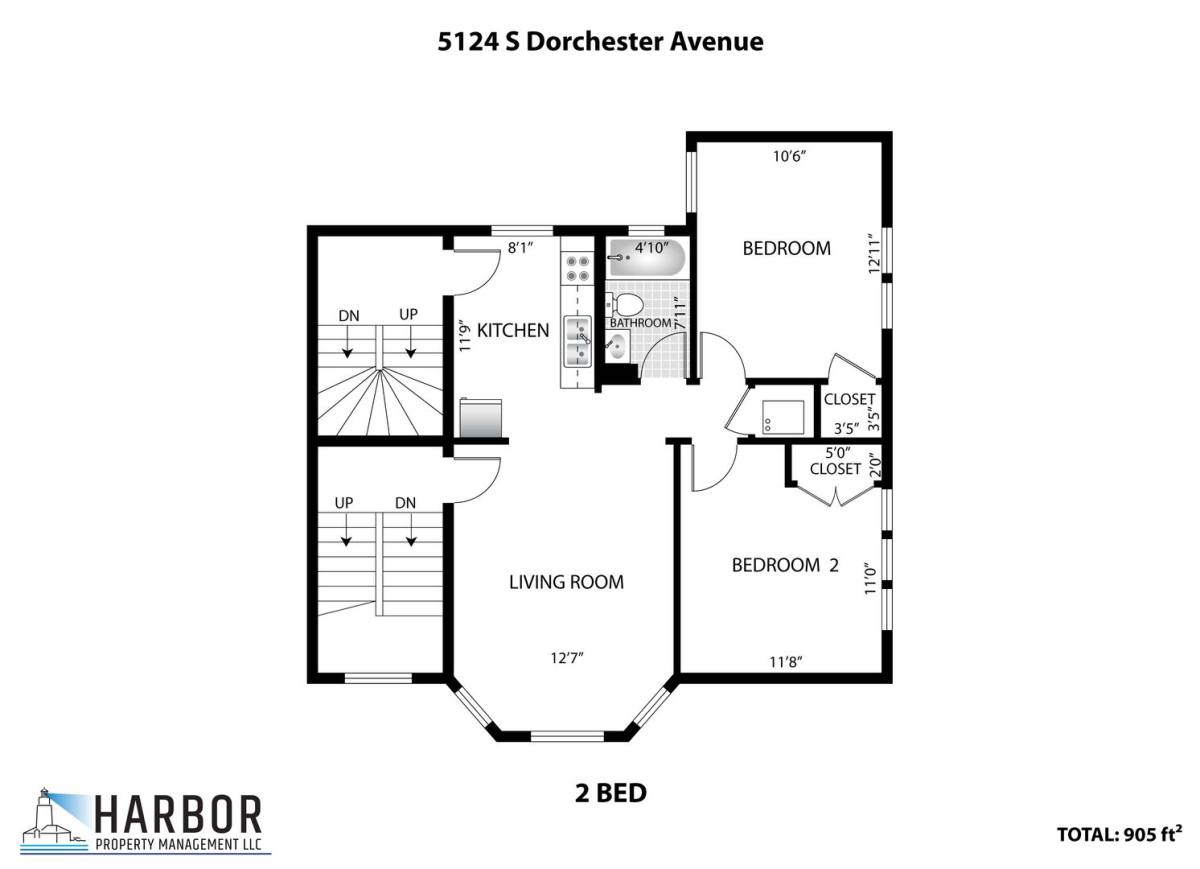 Apartment for rent at 5126 S Dorchester Ave #2W, Chicago, IL 60615