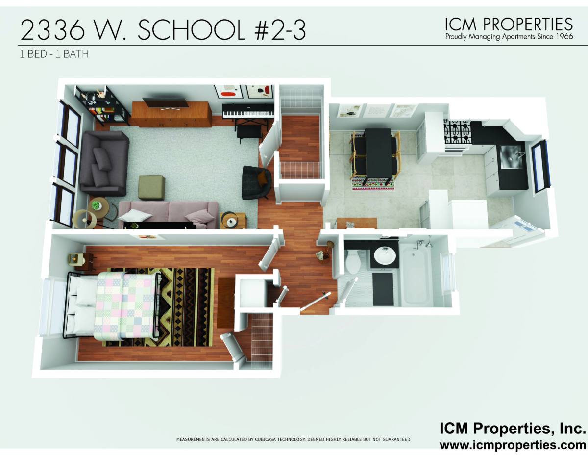Apartment for rent at 3300 N Claremont #3, Chicago, IL 60618