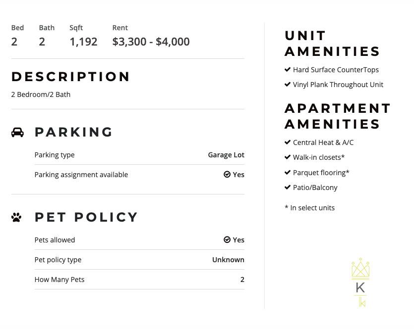 Apartment for rent at 1530 Beacon St #501, Brookline, MA 02446